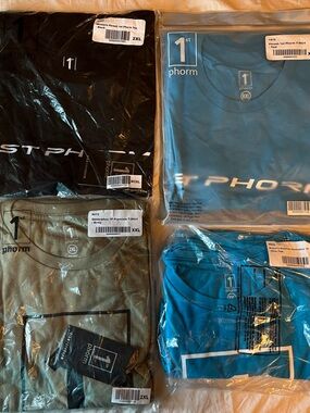 1st Phorm Logo Tees in Black, Olive, Teal, Blue